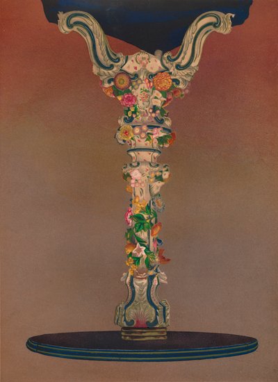 Table of Dresden Porcelain by Robert Dudley