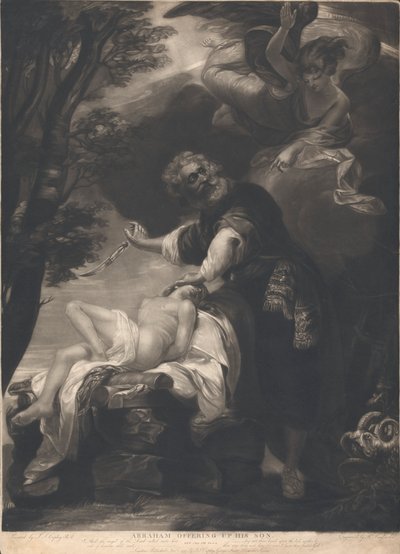 Abraham Offering up His Son by Robert Dunkarton