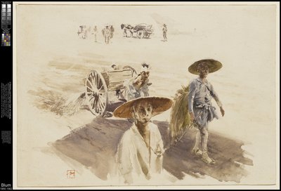 A Watering Cart, 1890 by Robert Frederick Blum