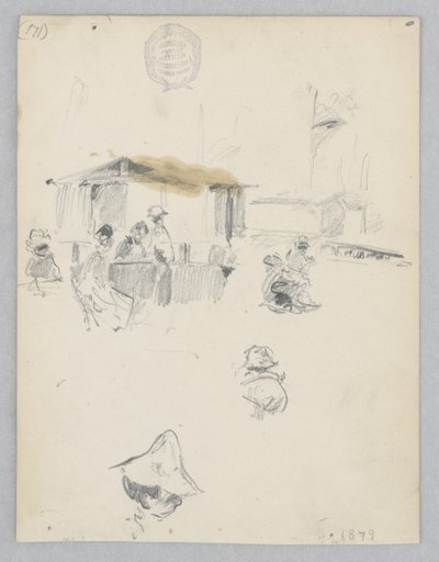 Market Scene by Robert Frederick Blum