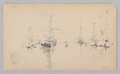 View of a Harbor by Robert Frederick Blum