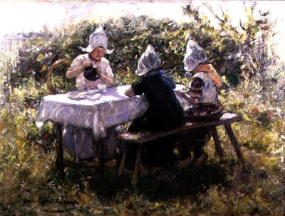 The Tea Party by Robert Gemmell Hutchison