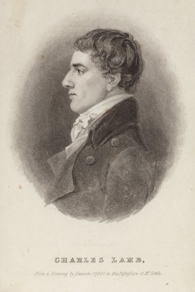 Portrait of Charles Lamb by Robert Hancock