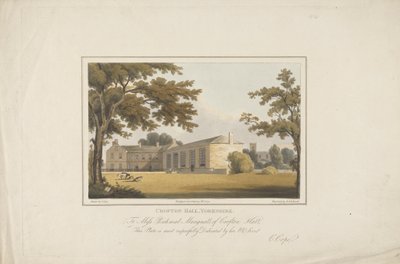 Crofton Hall, Yorkshire by Robert Havell
