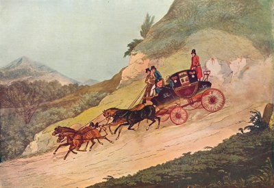 Royal Mail Coach, 19th Century, 1907 by Robert Havell