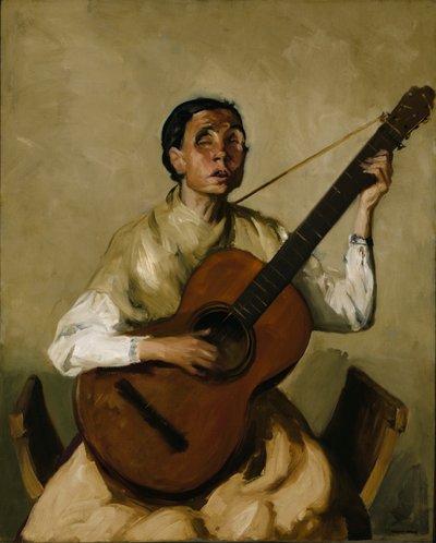 Blind Spanish Singer, 1912 by Robert Henri