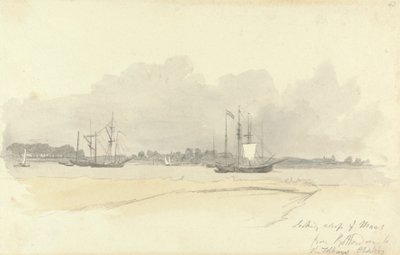 Looking Across the Maas from Rotterdam by Robert Hills