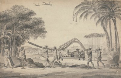 Traveller in a Palanquin in India by Robert Home