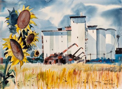 Grain Elevator, Kansas by Robert Johnson