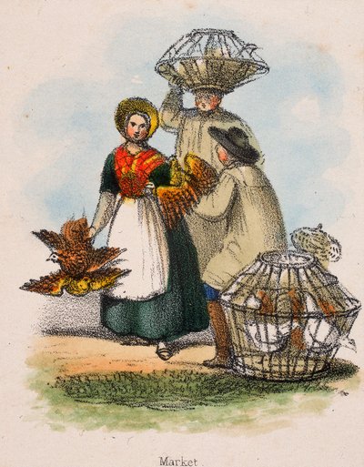 Market, c1845 by Robert Kent Thomas