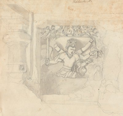Figure from Elephanta by Robert Mabon