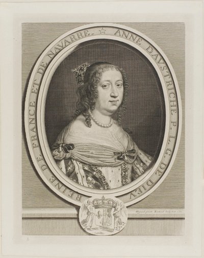 Anne of Austria, Queen of France by Robert Nanteuil