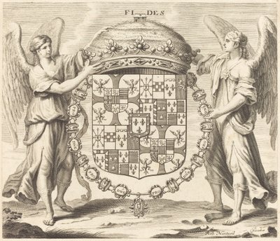 Arms of Charles II, Duke of Mantua by Robert Nanteuil