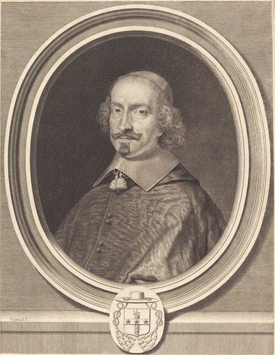 Cardinal Jules Mazarin by Robert Nanteuil