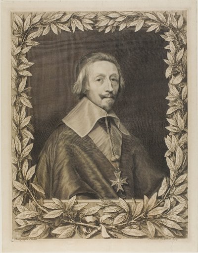 Cardinal Richelieu by Robert Nanteuil