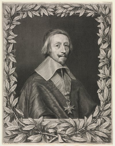 Cardinal Richelieu by Robert Nanteuil