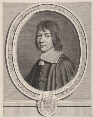 Charles-Maurice Le Tellier by Robert Nanteuil