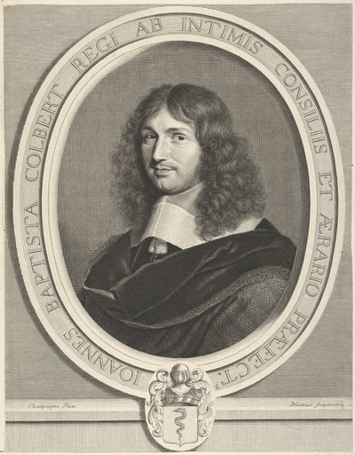 Jean-Baptiste Colbert by Robert Nanteuil