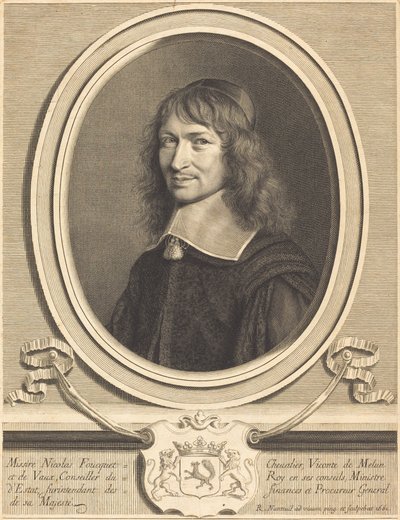 Nicolas Fouquet by Robert Nanteuil