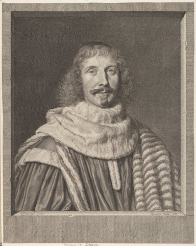 Pompone II de Bellièvre, 1653 by Robert Nanteuil