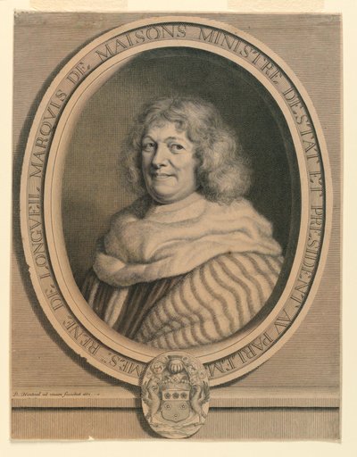 Portrait of the Marquis de Longveil by Robert Nanteuil