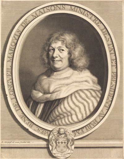 Rene, Marquis de Maisons by Robert Nanteuil