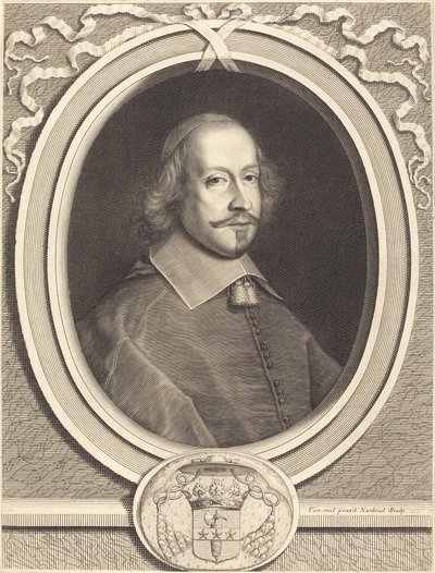 Cardinal Jules Mazarin by Robert Nanteuil after Pieter van Mol
