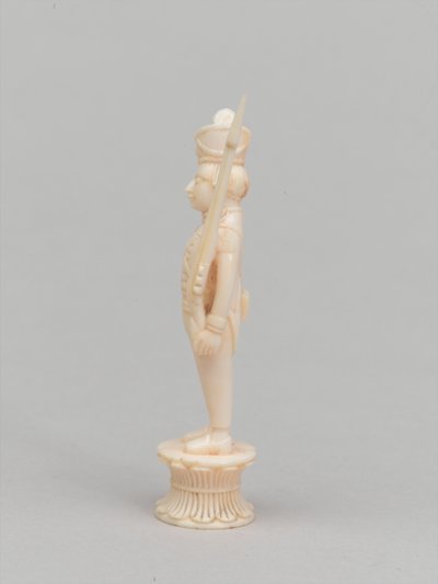 White pawn, chess piece, India by Robert Noble