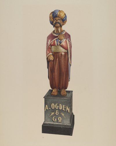 Cigar Store Figure by Robert Pohle