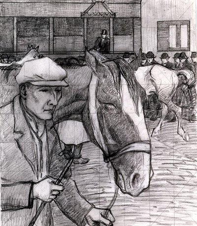 Horse Fair at the Barbican by Robert Polhill Bevan