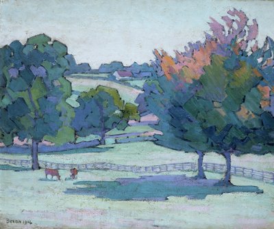 Maples at Cuckfield, Sussex by Robert Polhill Bevan