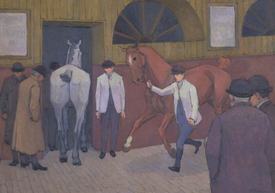 The Horse Mart by Robert Polhill Bevan