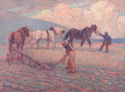 The Turn Rice-Plough, Sussex by Robert Polhill Bevan