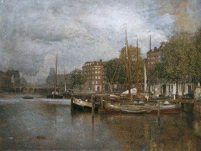 Canal in Rotterdam by Robert Russ