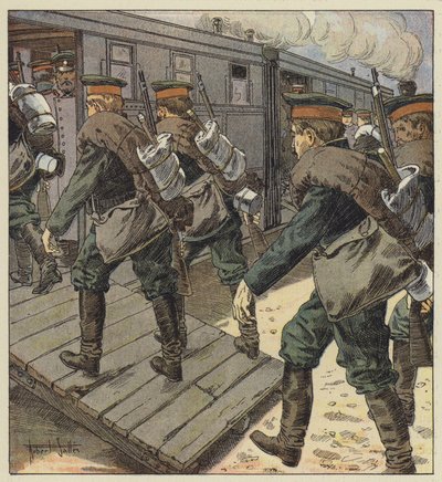 Embarkation of Russian Troops by Robert Salles