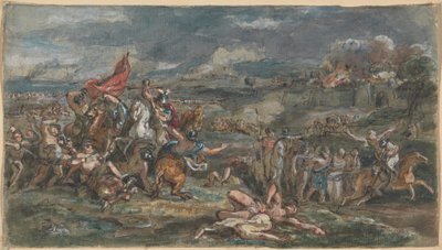 Battle Scene by Robert Smirke