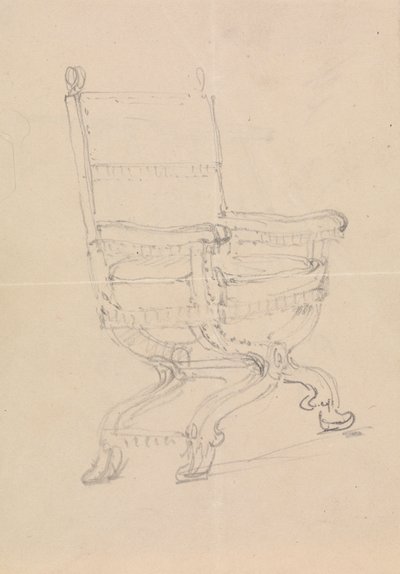 Study of a Chair by Robert Smirke