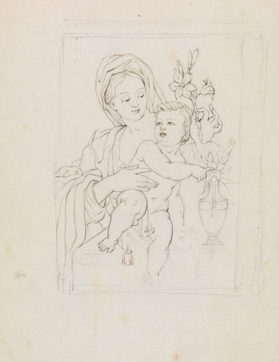 Study of a Woman and Child by Robert Smirke