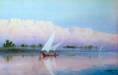 Boat on the Nile by Robert Talbot Kelly