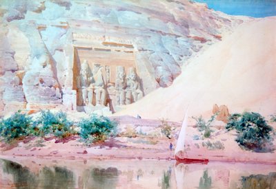 Temple of Abou Simbel, Egypt by Robert Talbot Kelly