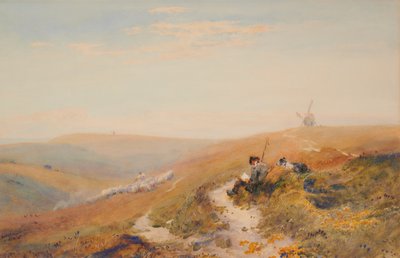 The Sussex Downs (Autumn) by Robert Thorne Waite