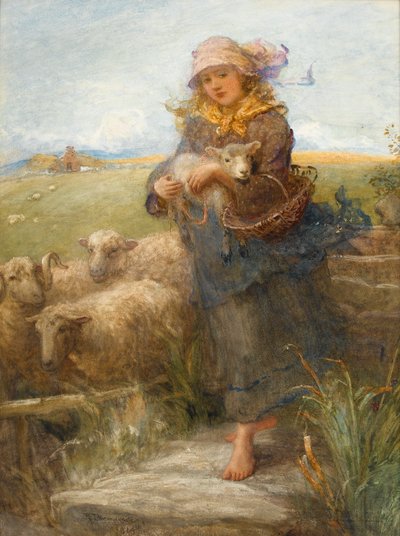 The Shepherdess by Robert Thorne Waite