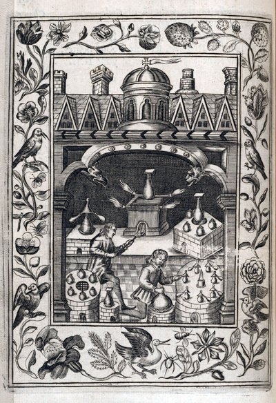 Two Alchemists Fabricating Potions by Robert Vaughn