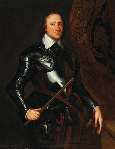 Portrait of Oliver Cromwell by Robert Walker
