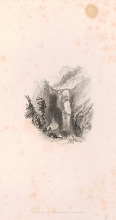 Banditti (vignette) by Robert Wallis