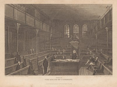 Interior of the House of Commons by Robert Wallis