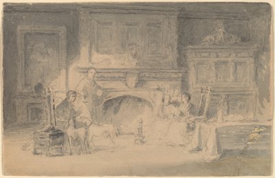 Study for "The Bailey Family" by Robert Walter Weir