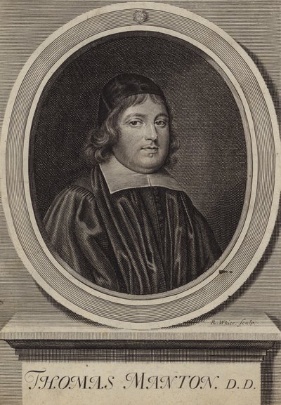 Thomas Manton, English Puritan clergyman by Robert White