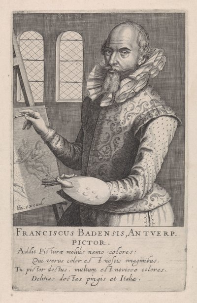 Portrait of Frans Badens by Robert Willemsz de Baudous