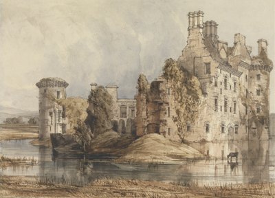 Caerlaverock Castle (General View) by Robert William Billings